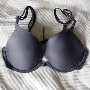 Nwot VS gray Sexy Tee Pushup bra, 32C
